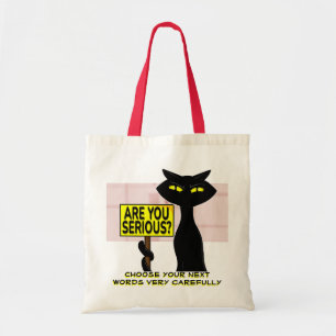 Bad Boogie Funny Tote Bag - Are you serius?