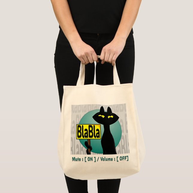 Bad Boogie Funny Tote Bag - BlaBla (Front (Product))