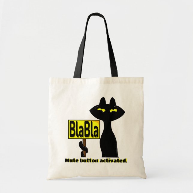 Bad Boogie Funny Tote Bag - BlaBla (Front)