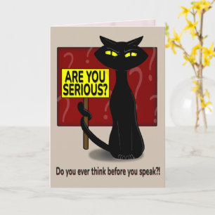 Bad Boogie Sarcastic  Birthday Card 