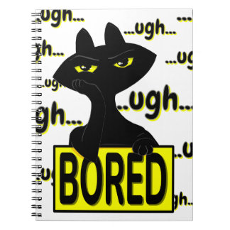 Bad Boogie Sarcastic Black Cat Funny Notebook