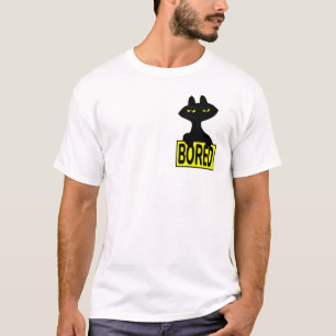 Bad Boogie Sarcastic Black Cat Funny T-Shirt