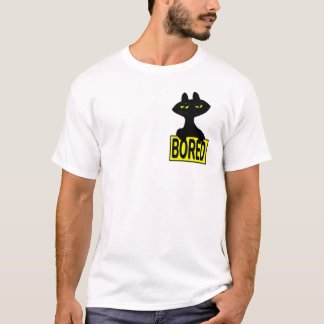 Bad Boogie Sarcastic Black Cat Funny T-Shirt