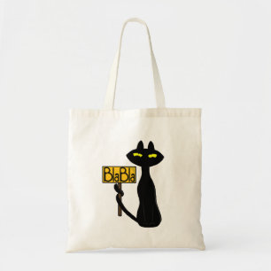 Bad Boogie -The Cat- " BlaBla" funny sign tote Bag