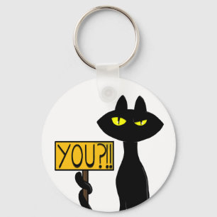 Bad Boogie -The Cat- "You?!!" funny Key Rings