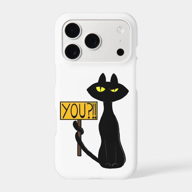 Bad Boogie -The Cat- "You?!!" funny Phone Cases (Back)