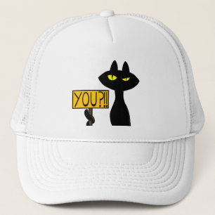 Bad Boogie -The Cat- "You?!!" funny Trucker Hats