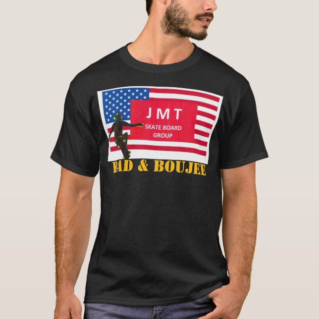 BAD BOUJEE TST. Basic Dark T-Shirt (Front)