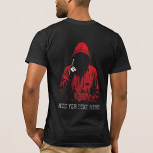 Bad Boy Red Figure T-Shirt   Dark Streetwear 