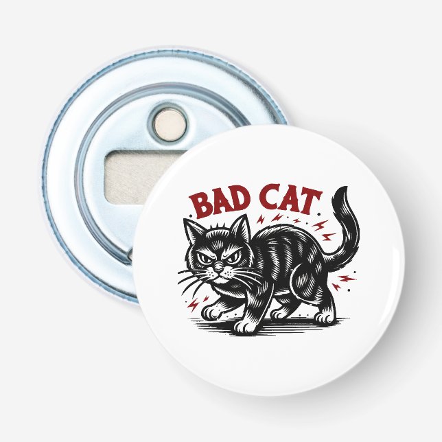 Bad Cat Bottle Opener (Front)