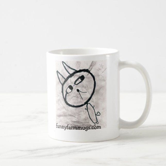 Bad Cat Coffee Mug (Right)