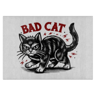 Bad Cat Cutting Board
