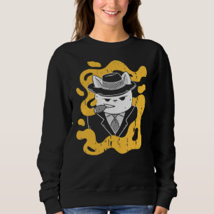 Bad Cat Funny Cat Gangster Bad Kitty Sweatshirt
