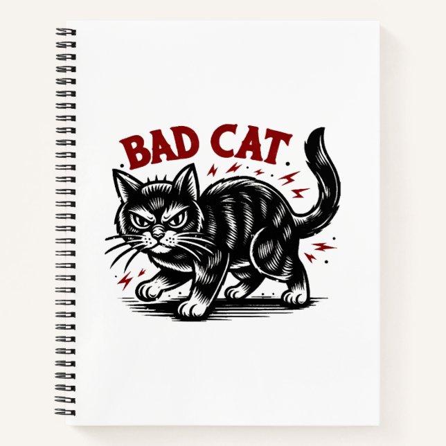 Bad Cat Notebook (Front)