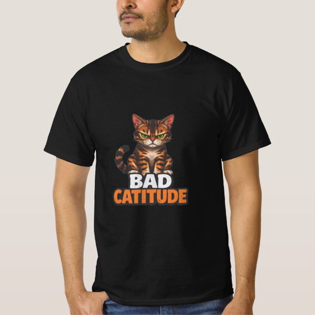 Bad Catitude T-Shirt (Front)