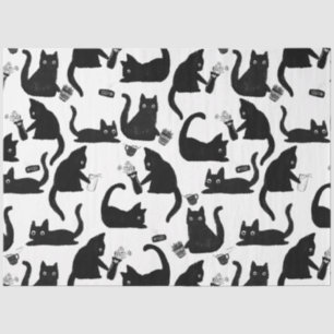 Bad Cats Knocking Stuff Over Tissue Paper