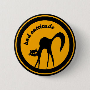 Bad Cattitude button