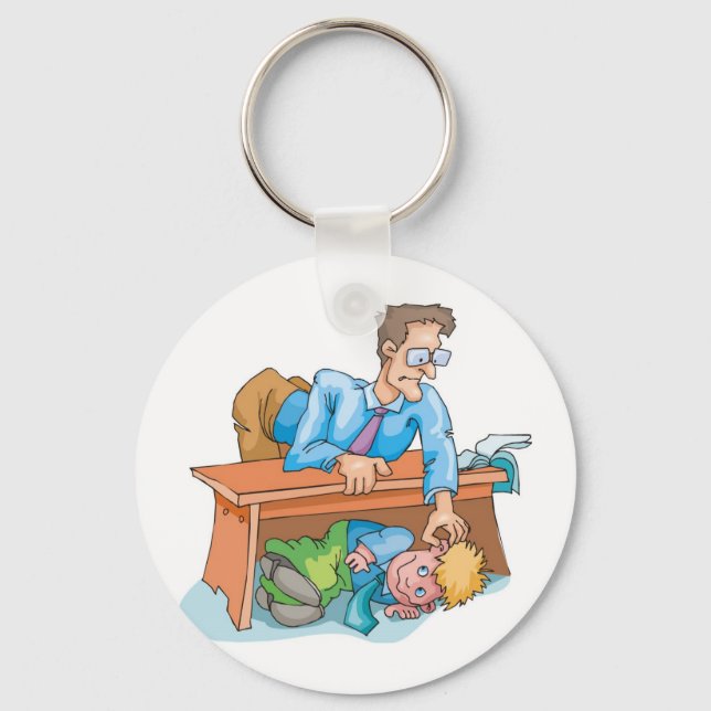 Bad Classroom Behaviour Key Ring (Front)