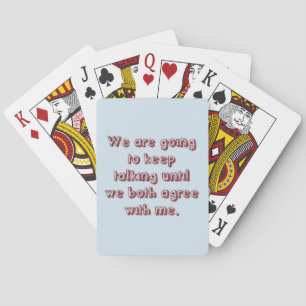 Bad Communication Playing Cards