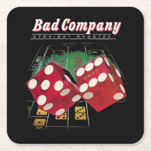 Bad Company Blues A Tribute to Paul Rodgers  Square Paper Coaster