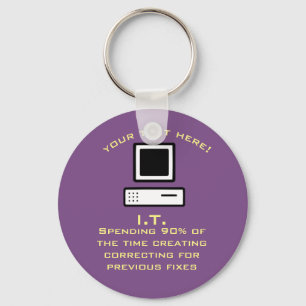 Bad Computer science Key Ring
