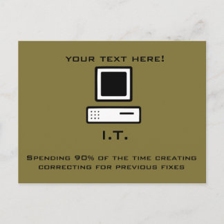 Bad Computer science Postcard