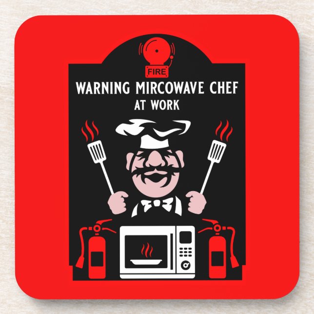 Bad Cook Gift Coaster (Front)