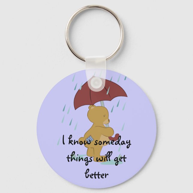 Bad Day Bear Keychain (Front)