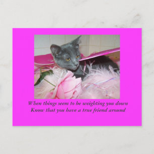 bad day card. postcard