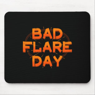 Bad Day CRPS Complex Regional Pain Syndrome Orange Mouse Pad