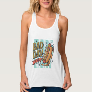 Bad Day Hot Dog Retro Vector Shirt Design_1