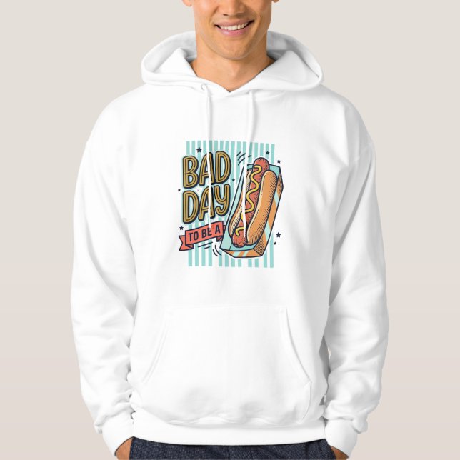 Bad Day Hot Dog Retro Vector Shirt Design_1 (Front)
