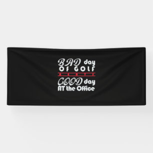 Bad Day Of Golfer Banner