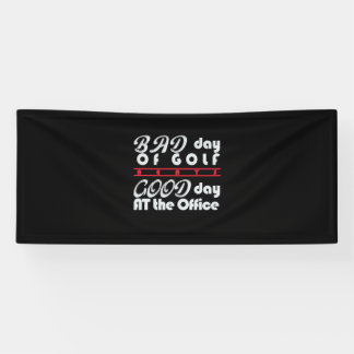 Bad Day Of Golfer Banner