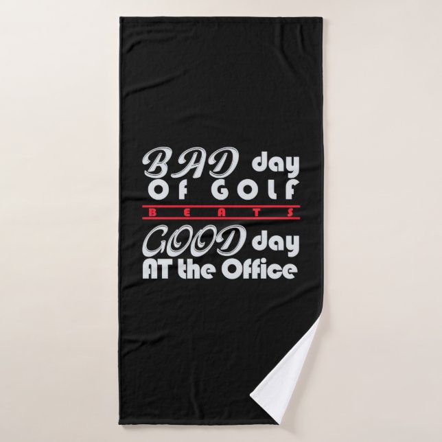 Bad Day Of Golfer Bath Towel (Bath Towel)
