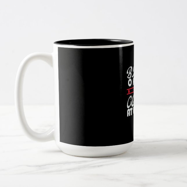 Bad Day Of Golfer Two-Tone Coffee Mug (Left)