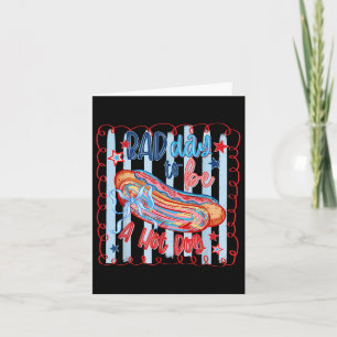 Bad Day To Be A Hotdog 4th Of July Coquette Bow Card