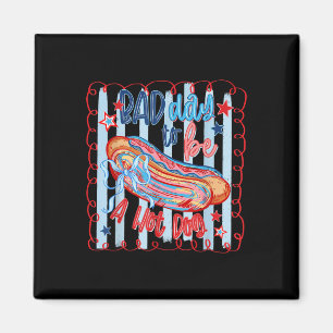 Bad Day To Be A Hotdog 4th Of July Coquette Bow  Magnet