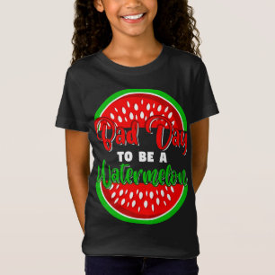 Bad Day to Be a Watermelon Funny Fruit T-Shirt