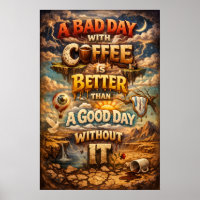 Bad Day With Coffee Better Surreal Fantasy Art