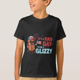 Bad Days Hotdog Wiener Glizzy Firework 4th July Pa T-Shirt