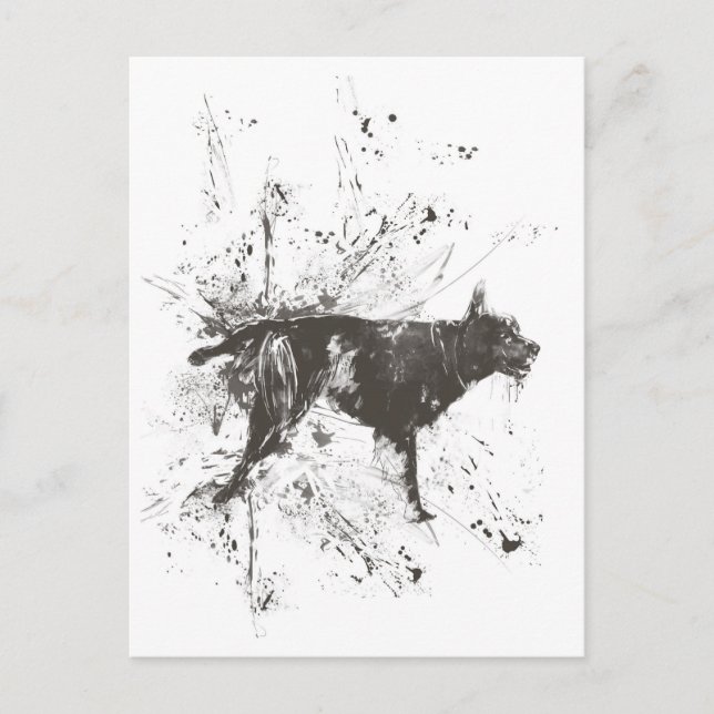 Bad dog postcard (Front)