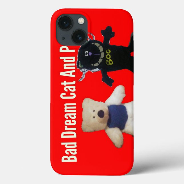 Bad Dream Cat And Polory Thumbnail Case-Mate iPhone Case (Back)