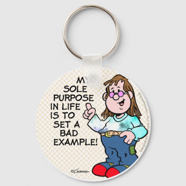 Bad Example Key Ring (Front)