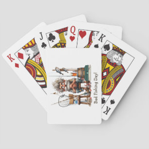 Bad Fishing Day Playing Cards