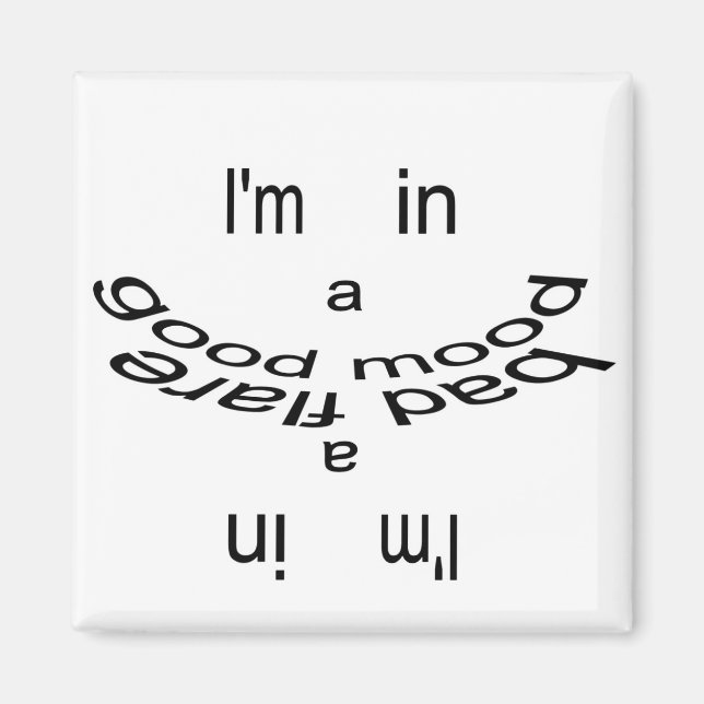 Bad Flare vs. Good Mood Indicator Magnet (Front)