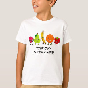 Bad Fruit Gang with Customizable Slogan T-Shirt
