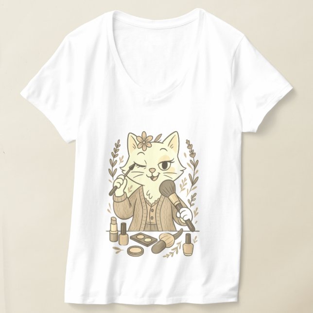 Bad Fur Day - Makeup Edition T-Shirt (Laydown)