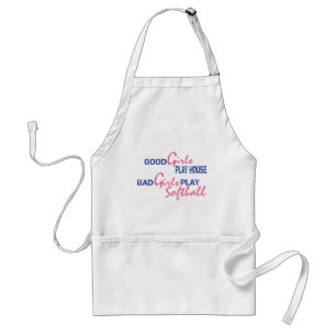 Bad Girls Play Softball Standard Apron