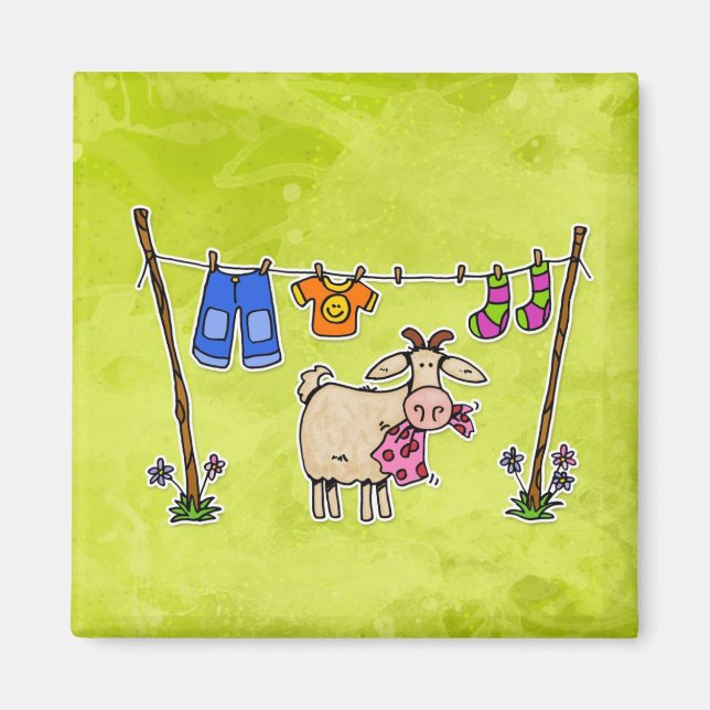 bad goat magnet (Front)